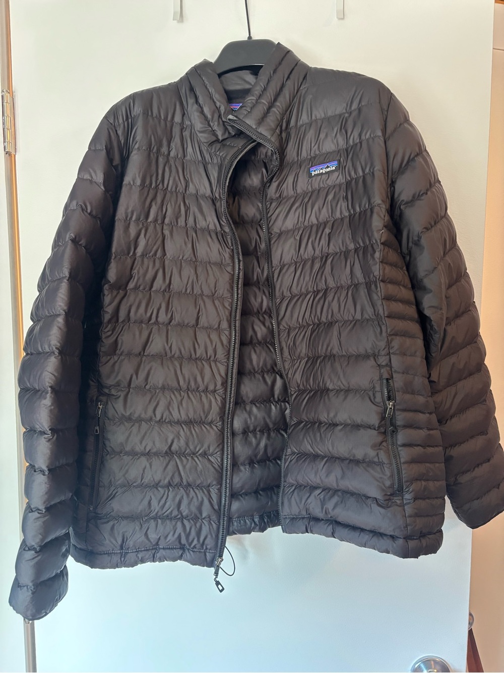 Patagonia Black Quilted Lightweight Puffer Jacket